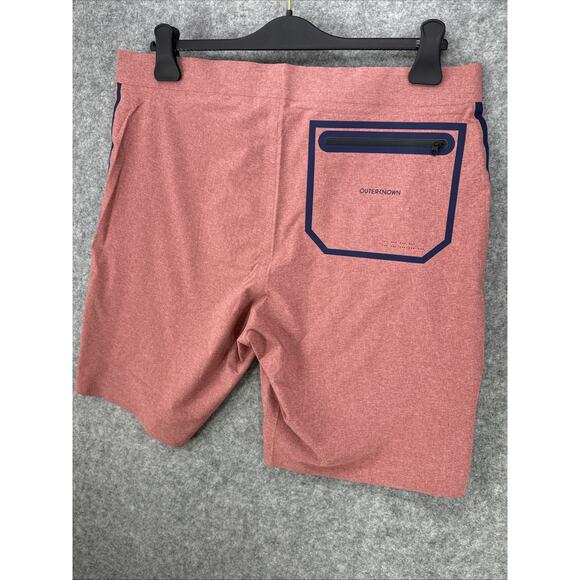 NWT Outerknown by Kelly Slater Mens Sz 34 Boardshorts Apex Swim Trunks Red $145 - Picture 11 of 16